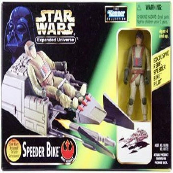 Star Wars: Expanded Universe Speeder Bike with Rebel Speeder Bike Pilot Vehicle