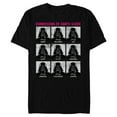 thumbnail image 1 of Star Wars Expressions of Darth Vader Funny - Short Sleeve Blended T-Shirt for Adults -Customized-Black, 1 of 5
