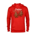 thumbnail image 1 of Star Wars Extra Chewie Chewbacca Gingerbread Funny Holiday - Pullover Hoodie for Adults - Customized-Red Heather, 1 of 5