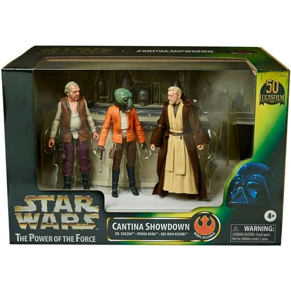 Star Wars Exxclusive The Black Series The Power of The Force Cantina Showdown Figure Set