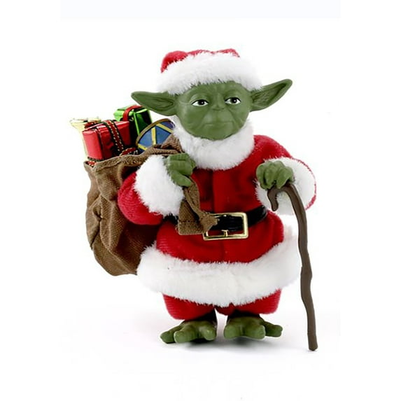 Star Wars Fabriche Yoda in Santa Suit Table Piece Christmas Figurine SW0117 New