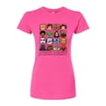 thumbnail image 1 of Star Wars - Yoda and Friends Face Grid - Juniors Fitted Tee, 1 of 4