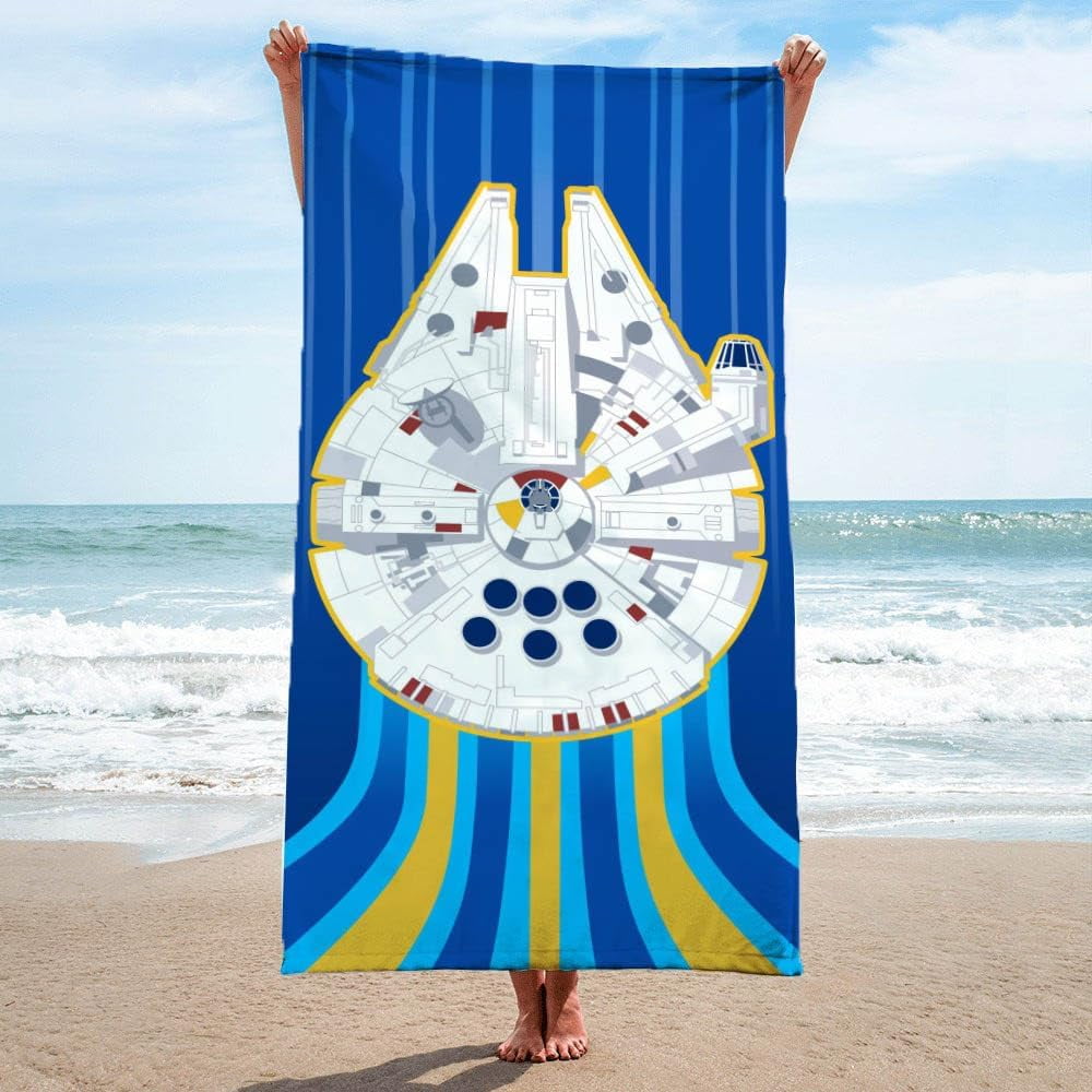 Star Wars Falcon Stripe Standard Beach Bath Towel