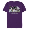 thumbnail image 1 of Star Wars Family Trip Original Trilogy Characters Vacation - Short Sleeve Blended T-Shirt for Adults - Customized-Purple, 1 of 5