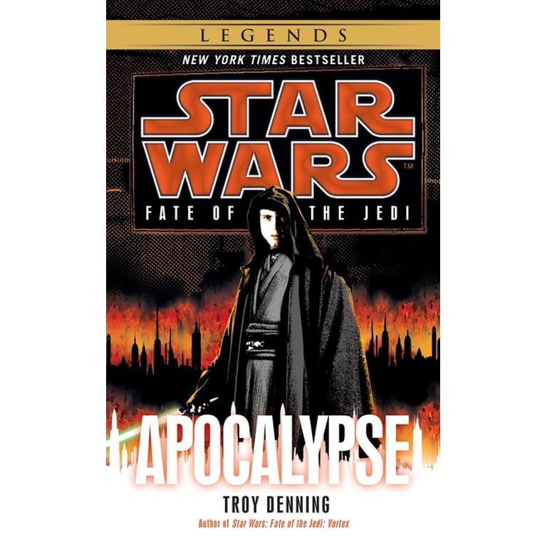 Published cover of Fate of the Jedi: Apocalypse, depicting a major novel in the confrontation with Abeloth and the Lost Tribe.