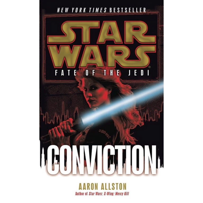 Published cover of Fate of the Jedi: Conviction by Aaron Allston, part of the 44 ABY conflict between the Jedi and Galactic Alliance. This is not a literal depiction of the siege.