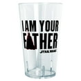 thumbnail image 1 of Star Wars Father's Day Vader is Your Father  Tritan Drinking Cup Clear 24 oz., 1 of 3