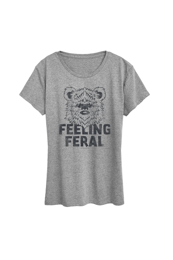 - Feeling Feral Ewok - Women's Short Sleeve Graphic T-Shirt