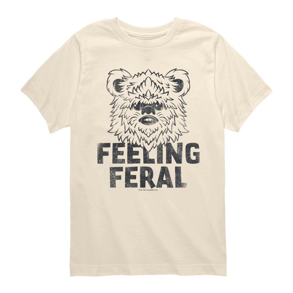 Star Wars - Feeling Feral Ewok - Youth Boys Short Sleeve Graphic T-Shirt