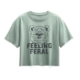 thumbnail image 1 of Star Wars - Feeling Feral Ewok - Youth Girls Boxy T-Shirt, 1 of 4