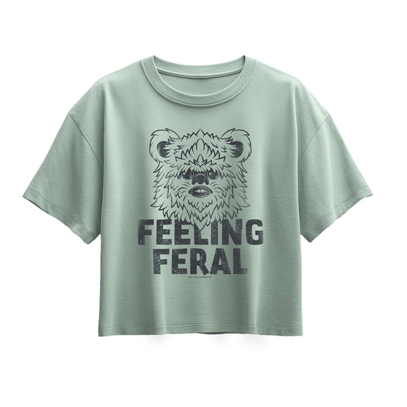 Star Wars - Feeling Feral Ewok - Youth Girls Boxy T-Shirt