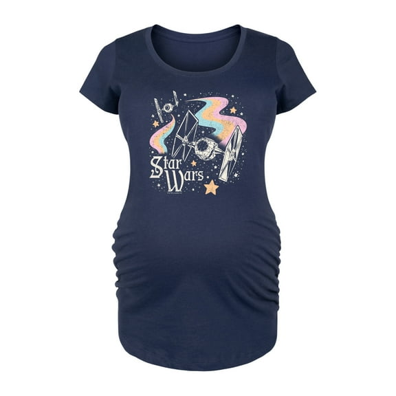 Star Wars - TIE Fighters Celestial Ships - Maternity Scoop Neck Tee
