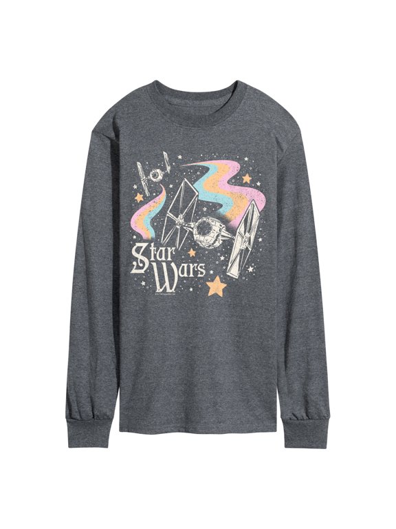 - TIE Fighters Celestial Ships Men's Long Sleeve Graphic T-Shirt