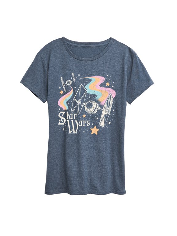 - TIE Fighters Celestial Ships Women's Short Sleeve Graphic T-Shirt