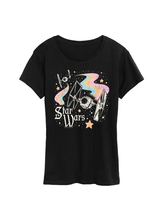 - TIE Fighters Celestial Ships Women's Short Sleeve Graphic T-Shirt