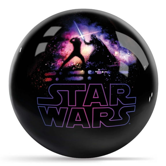Star Wars Fight Scene Logo Undrilled Bowling Ball