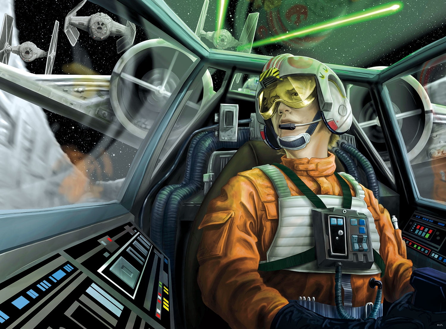 Star Wars - Fine Art Collection - Baptism by Fire - 1000 Piece