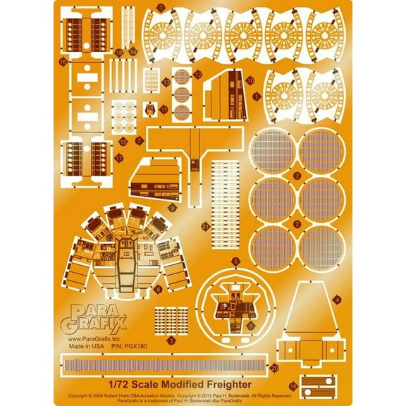 Star Wars - Fine Molds Millennium Falcon Photoetch Set 1:72 - PGX180 ParaGrafix