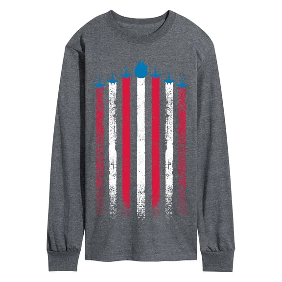 Star Wars - Flag Ships Americana - Men's Long Sleeve Graphic T-Shirt