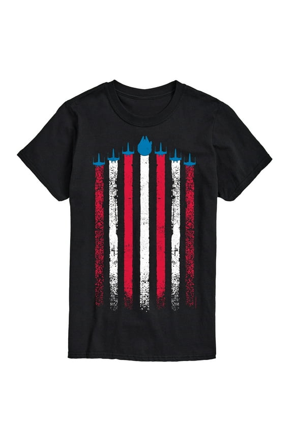 - Flag Ships Americana - Men's Short Sleeve Graphic T-Shirt