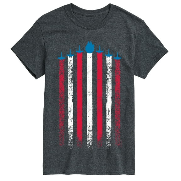 Star Wars - Flag Ships Americana - Men's Short Sleeve Graphic T-Shirt