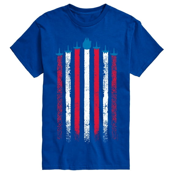Star Wars - Flag Ships Americana - Men's Short Sleeve Graphic T-Shirt