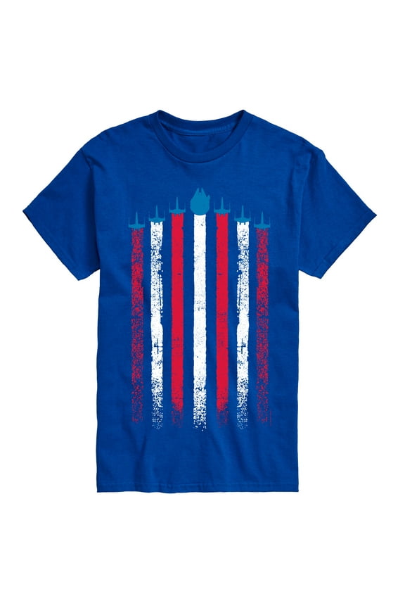 - Flag Ships Americana - Men's Short Sleeve Graphic T-Shirt
