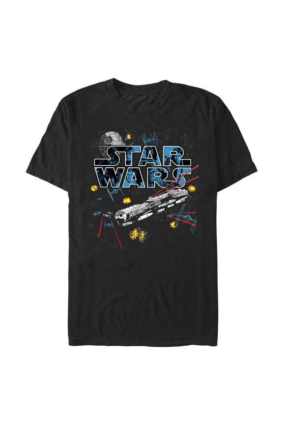 Mens Star Wars Flight Of The Falcon T Shirt