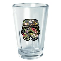 Star Wars Floral Stormtrooper  Tritan Shot Glass Clear 2 oz.