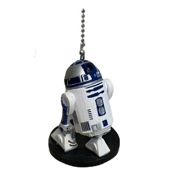 Star Wars Force Awakens R2 D2 Fan Lamp Light Pull Chain Figure Figurine Disney