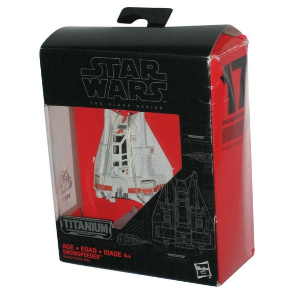 Star Wars Force Awakens VII Black Series (2015) Titanium Snowspeeder Toy Vehicle - (Damaged Box)