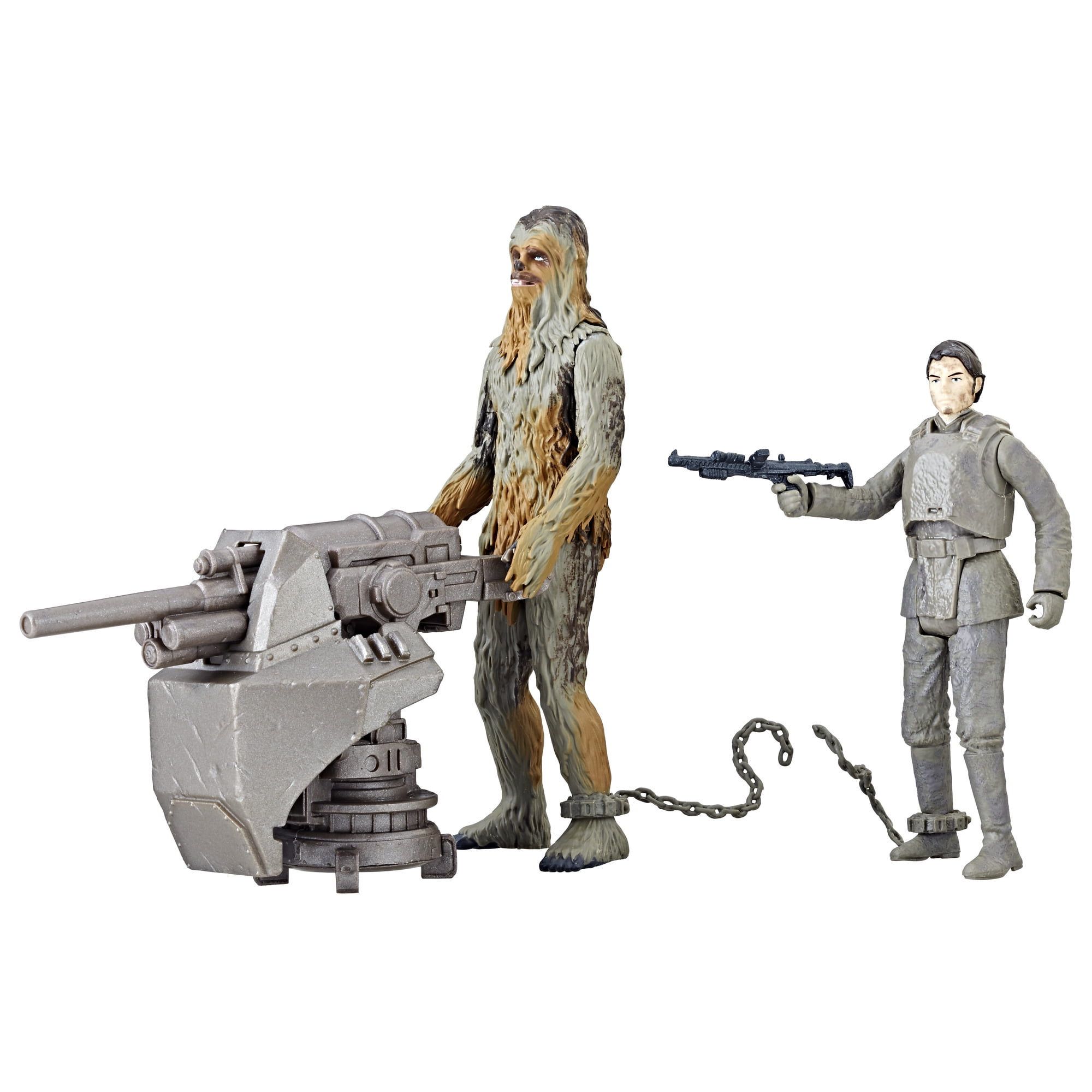 Star Wars Force Link 2.0 Han Solo Chewbacca 2 Pack Action