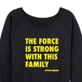 thumbnail image 1 of Star Wars - Force Strong Family - Women's French Terry Long Sleeve Pullover, 1 of 4