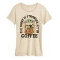 thumbnail image 1 of Star Wars - Force Stronger Coffee - Women's Short Sleeve Graphic T-Shirt, 1 of 4
