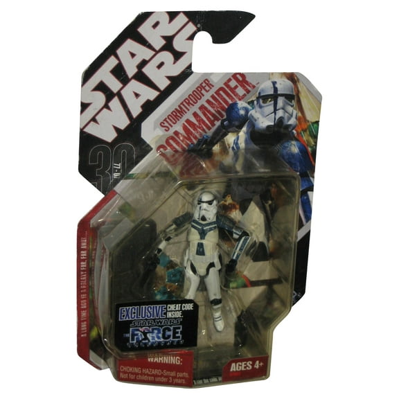 Star Wars Force Unleashed (2007) Stormtrooper Commander Exclusive Figure - (Minor Wear)