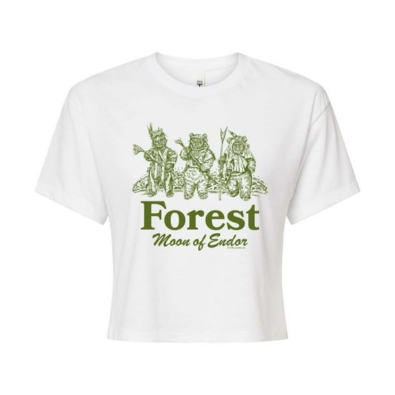 Star Wars - Forest Moon Endor Ewoks - Juniors Cropped Tee