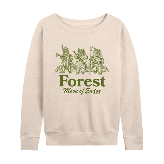 Star Wars - Forest Moon Endor Ewoks - Women's French Terry Pullover Long Sleeve Shirt