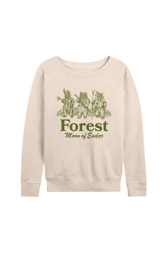- Forest Moon Endor Ewoks - Women's French Terry Pullover Long Sleeve Shirt