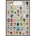 thumbnail image 1 of Star Wars - Framed Movie Poster (8-Bit Character Montage) (Antique Copper / Gold Aluminum Frame), 1 of 5