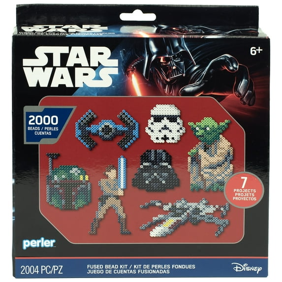 Star Wars Fused Bead Activity Kit by Perler, 2004 Pieces, Ages 6 and up