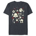 thumbnail image 1 of Star Wars Galactic Empire Ornaments Holiday - Short Sleeve Blended T-Shirt for Adults -Customized-Navy Heather, 1 of 5