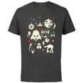 thumbnail image 1 of Star Wars Galactic Empire Ornaments Holiday - Short Sleeve Cotton T-Shirt for Adults- Customized-Charcoal, 1 of 5