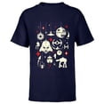 thumbnail image 1 of Star Wars Galactic Empire Ornaments Holiday - Short Sleeve T-Shirt for Kids -Customized-Navy, 1 of 5