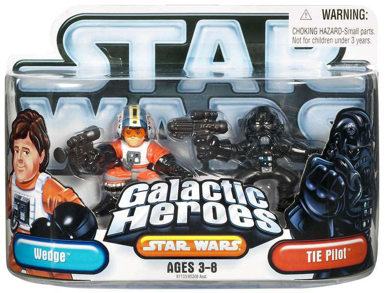 Star Wars Galactic Heroes 2007 Wedge & Tie Pilot Mini Figure 2