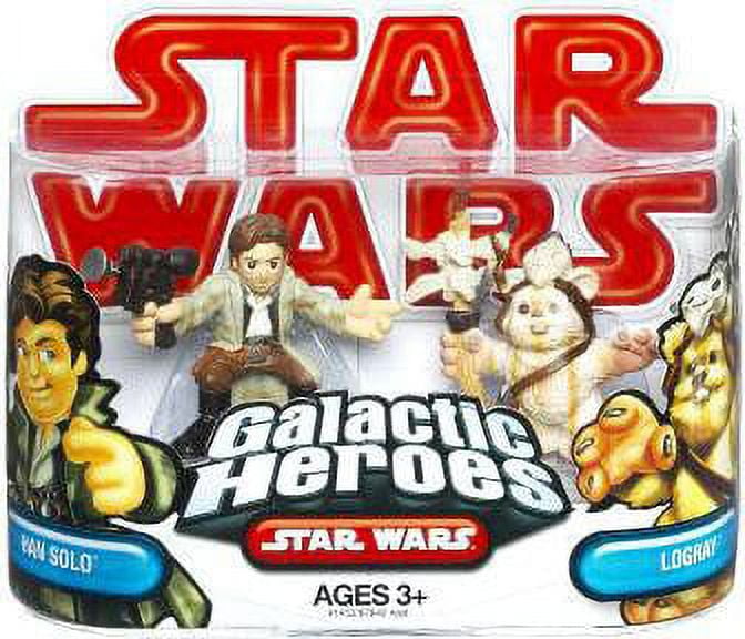 Star Wars Logray 1400個限定品 コレクティブルミニバスト Star Wars Galactic Heroes 2009 Han Solo & Logray Mini Figure 2