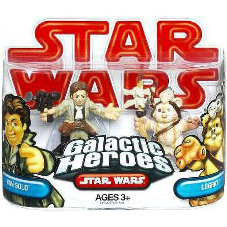 Star Wars Galactic Heroes 2009 Han Solo Logray Mini Figure