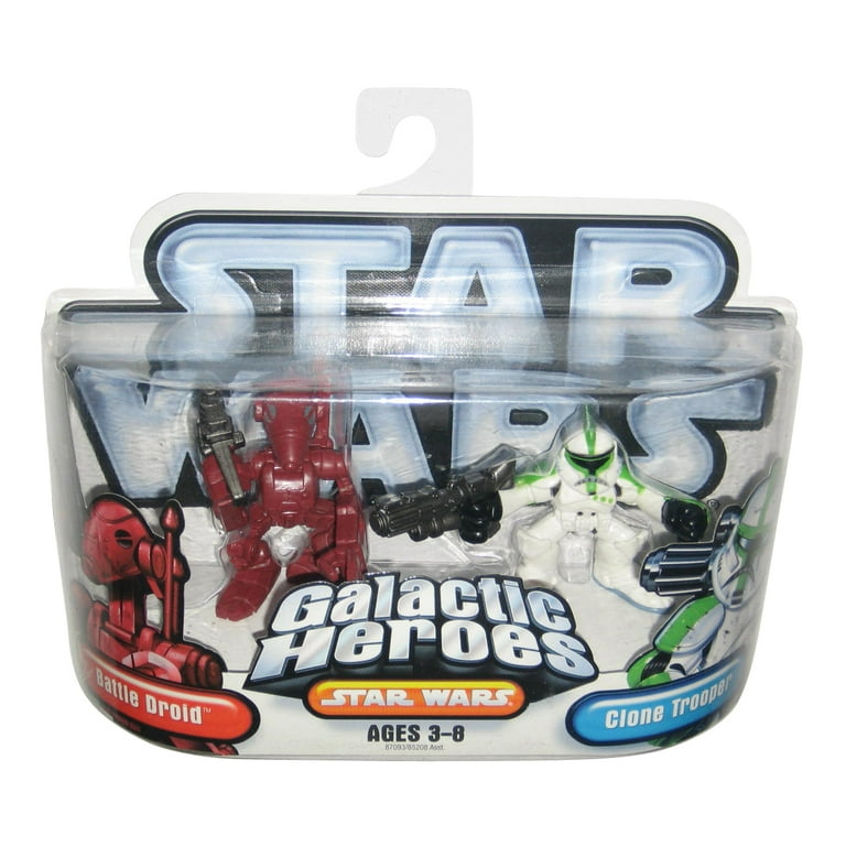 Star Wars Galactic Heroes Battle Droid & Clone Trooper Star Wars Galactic Heroes Battle Droid & Clone Trooper