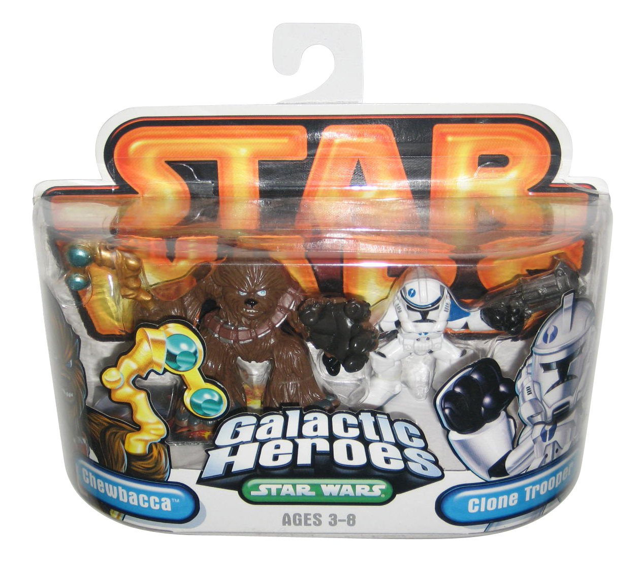 Star Wars Galactic Heroes Chewbacca & Clone Trooper - image 1 of 2
