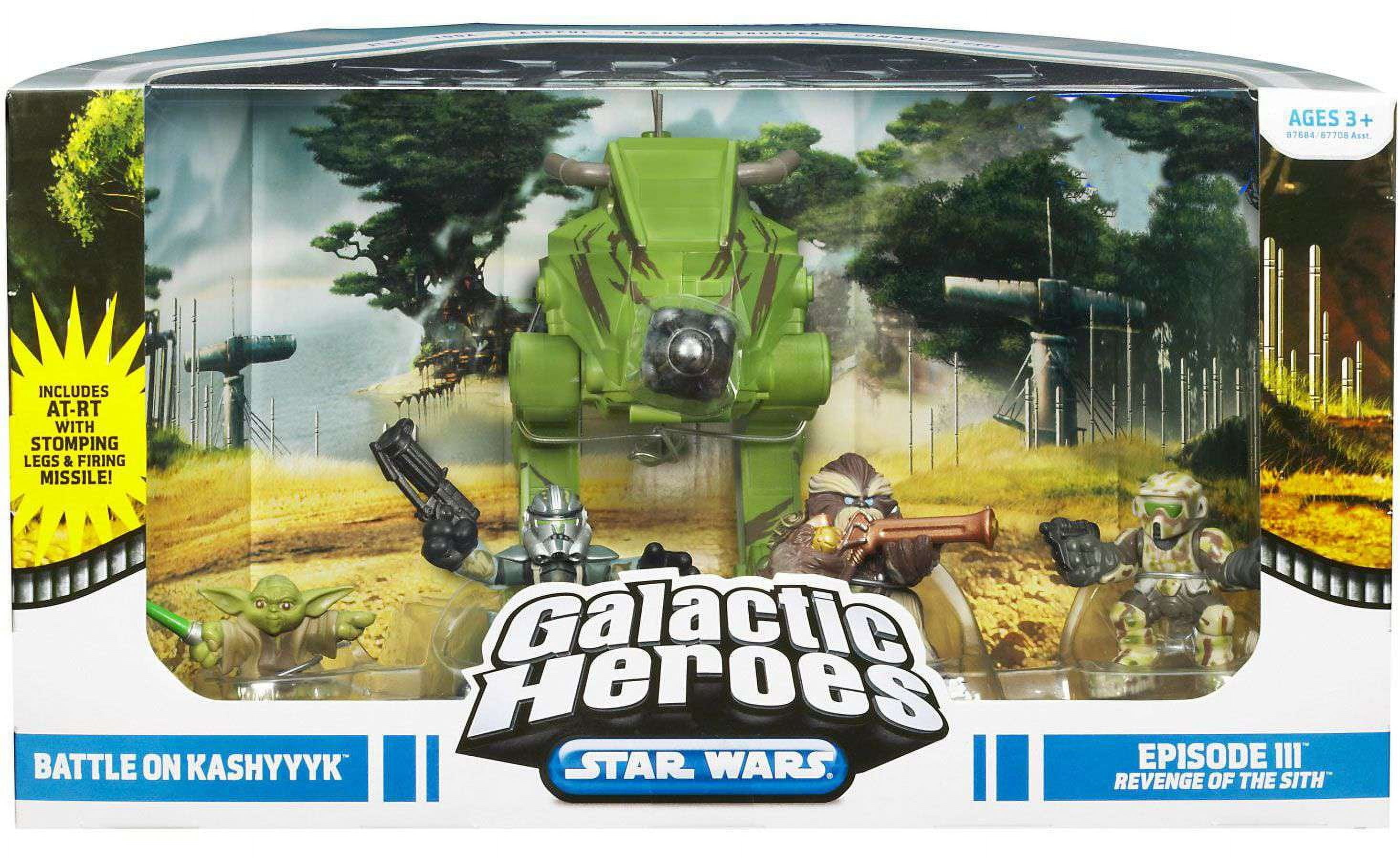 Star Wars Galactic Heroes Cinema Scenes Battle on Kashyyyk Mini Figure Set