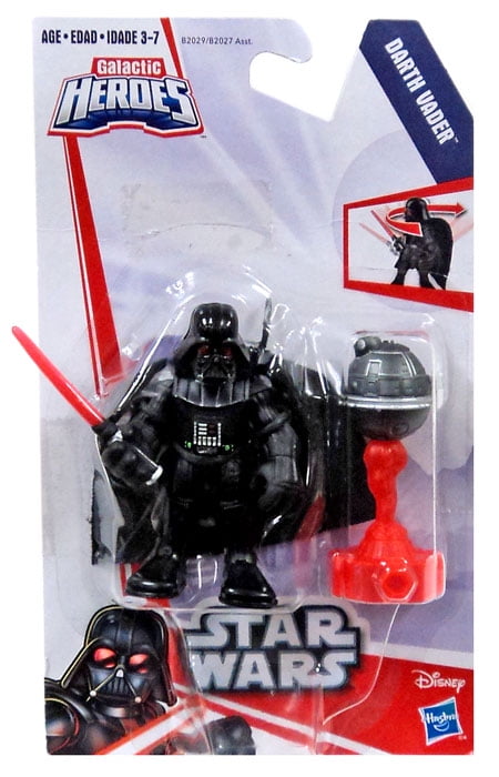 Star Wars Galactic Heroes Darth Vader Mini Figure - Walmart.com